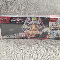 Prismatic Evolutions Surprise Box And Booster Bundle