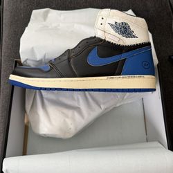 Nike Air Jordan Retro 1 High Fragment Union LA Sport Royal IO7847-001 Size 12