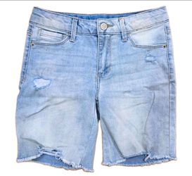 THEREABOUTS Light Wash Distressed Denim Shorts