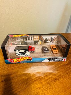 Hot Wheels Fast n Furious Diorama Set