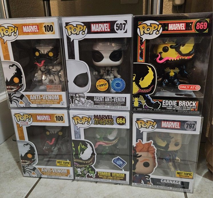 Anti Venom Carnage Funko Pop Collectible Toys