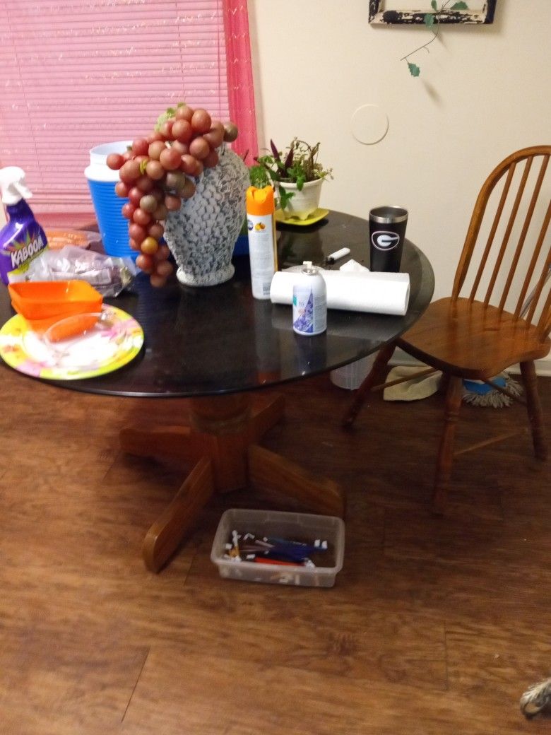 Dining Glass top Table