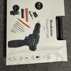 Brookstone Cordless Power  Drill 