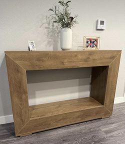 Mesa de entrada de madera 47.24 pulgadas (nueva en su caja)