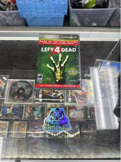 Left 4 Dead Xbox 360 $45 Gamehogs 11am-7pm
