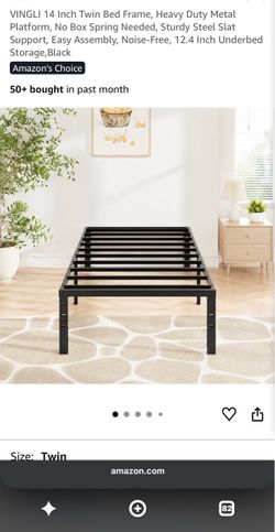 Twin bed frame