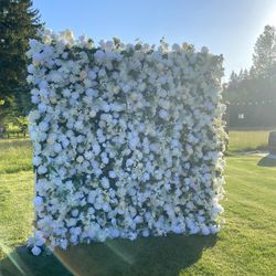 8x8 Faux Flower Wall