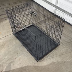 Large Kennel 36x22x22 Foldable With Removable Divider