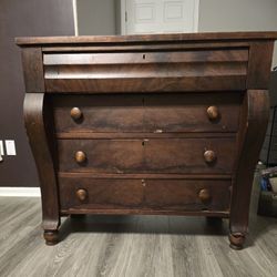 ✨(Free)✨ - Antique Empire-Style Dresser – Restore for Value