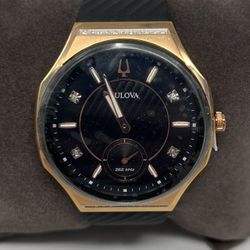 Bulova Women's CURV Rose Gold Diamond Watch