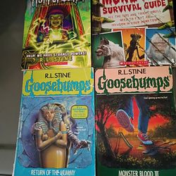 Goosebumps Books Set Of 4