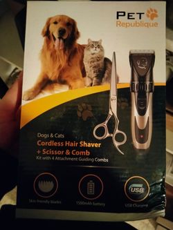 Dog and cat pet shaver