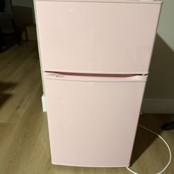 Pink Mini Fridge  