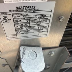 Heatcraft Bohn 4 Fan Low-Temperature Evaporator Electric Defrost 