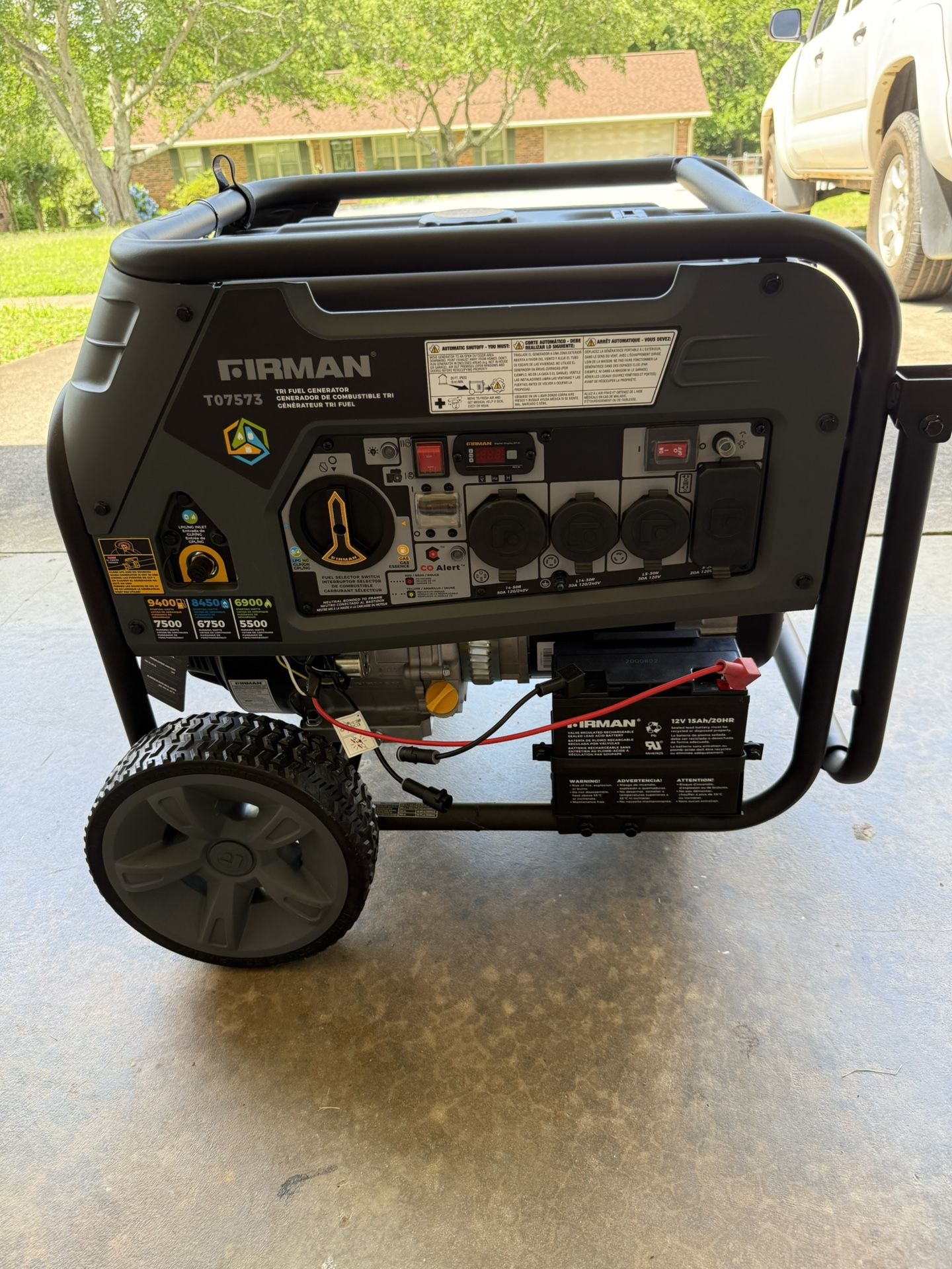 Firman Tri Fuel Generator