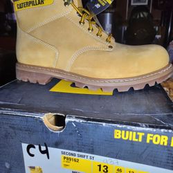CATERPILLAR STEEL TOE WORK BOOTS 