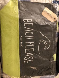 Tote bag - black / lime green