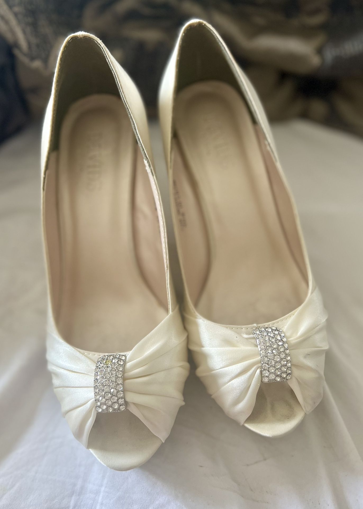 David’s Bridal—Bridal/Wedding Heels size 7.5