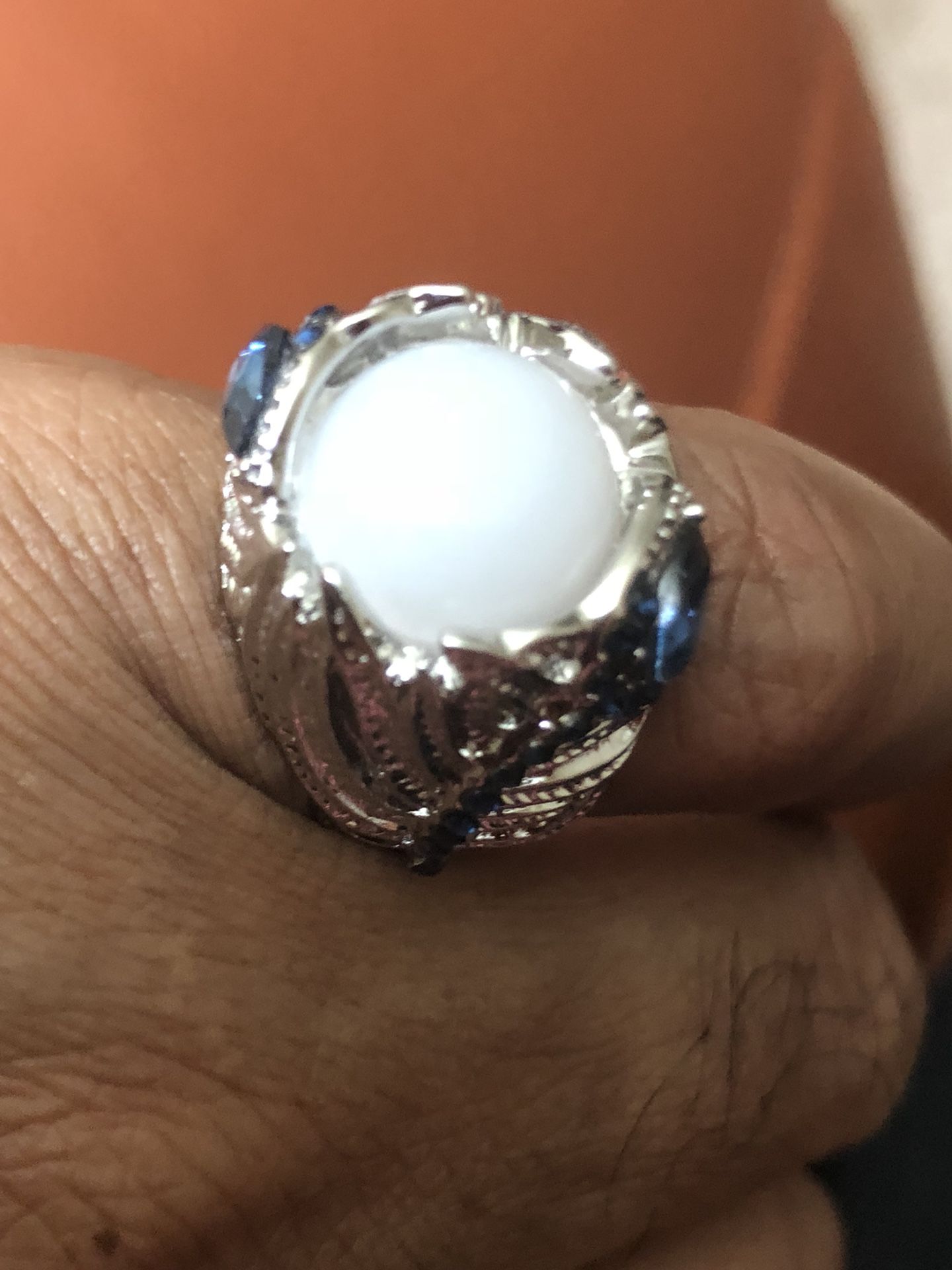 Ring Sterling Silver Plated(Please Read Description Completely)
