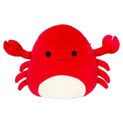 Squishmallows Carlos the Red Crab with White Belly
