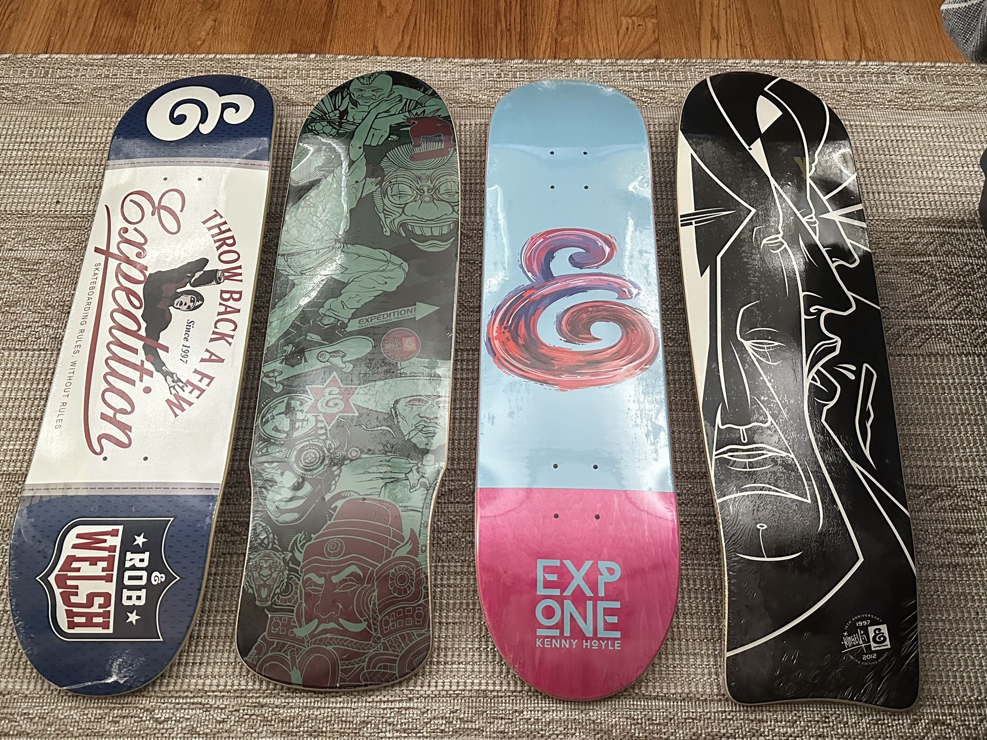 Rare Expedition EXP One Skateboard Decks Limited Edition Hoyle Welsh Kinsey Art Cruiser Thrasher