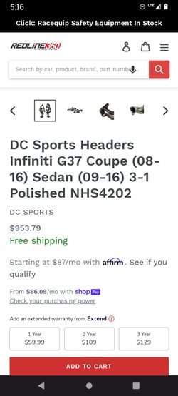 Nissan 350 /370/Infinity Headers