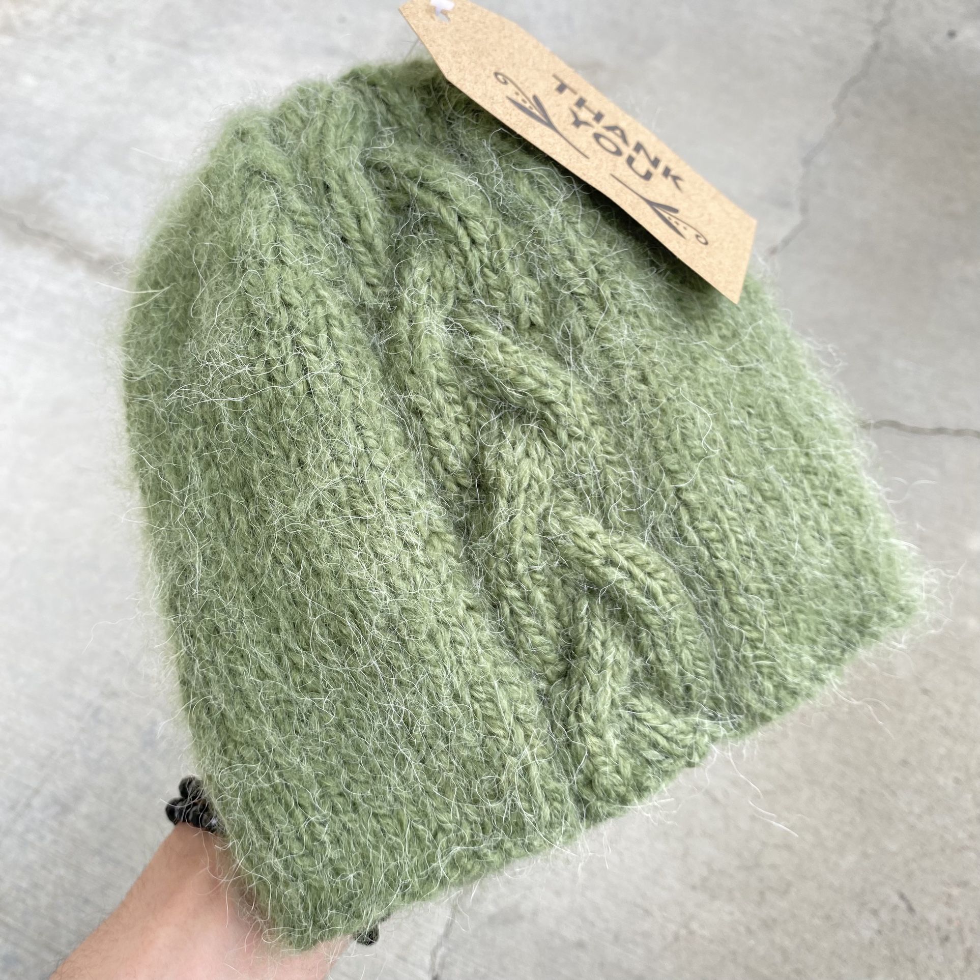 Mohair Beanie Knit Fuzzy Fur Hat Cap Supreme Type