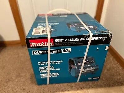 Brand New In Box Makita Quiet Series 1 HP 2 Gallon Oil‑Free Electric Air Compressor