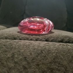 VINTAGE ROLLIN KARG ABSTRACT PAPERWEIGHT 