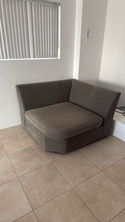 Modern Gray Corner Chair