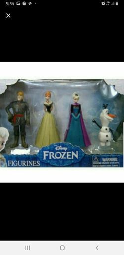 New 4pc Disney Figurines