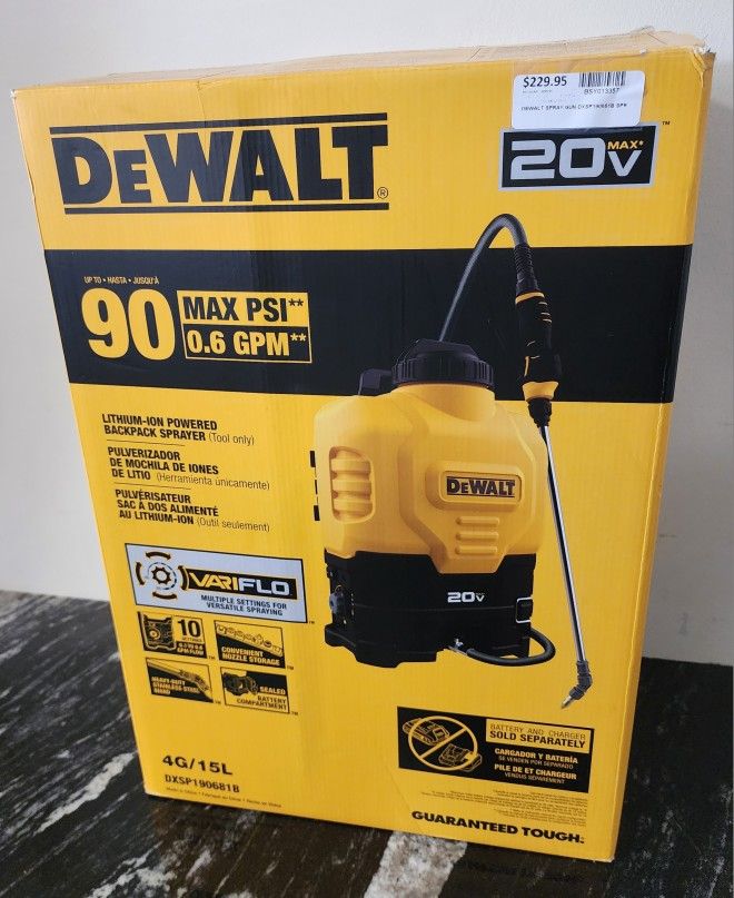 DEWALT SPRAY GUN DXSP 20V