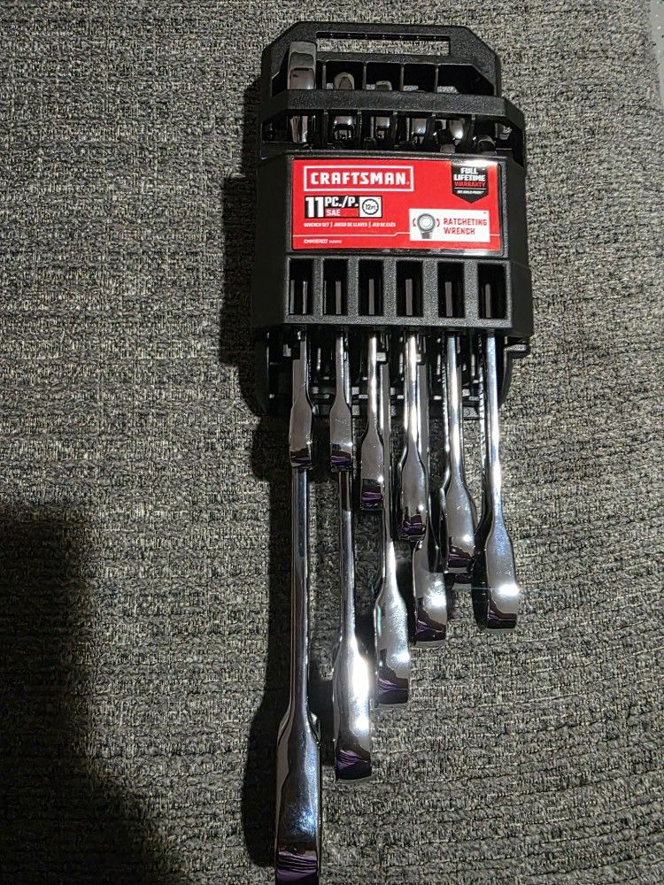 CRAFTSMAN 11 -Piece Set Standard (SAE) Ratchet Wrench
