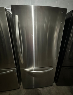 LG Stainless Steel Bottom Freezer Fridge