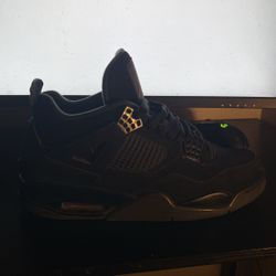 *JORDAN BLACK CAT* 4s, SIZE 12, (WORN TWICE‼️)
