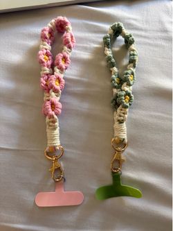 Boho flower phone wrist straps