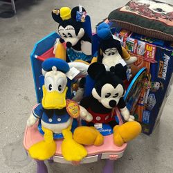 Disney Talking Plushies - Complete Set