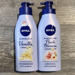 Nivea Oil Infused Lotion 16.9 Fl Oz $5 Each 
