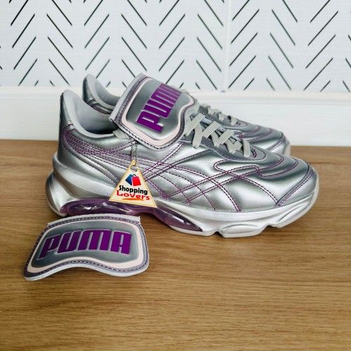 Purple depuffed puma shoes 3m