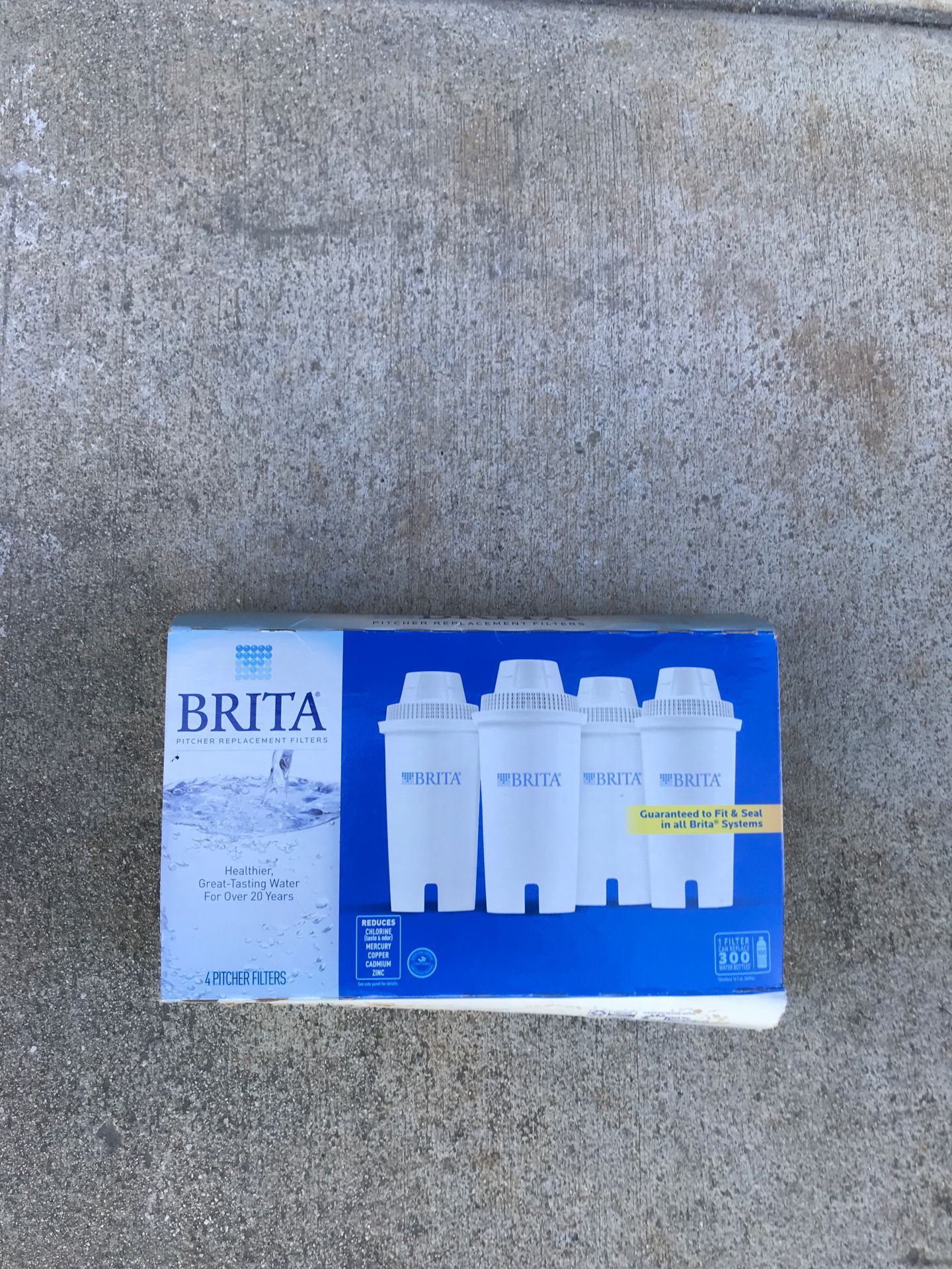 Brita 4 pack replacement filters