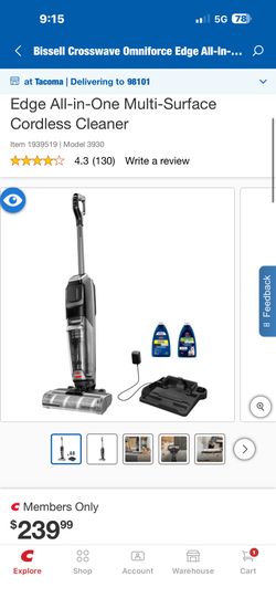 Bissell All In One Shockwave Vacuum Shampooing