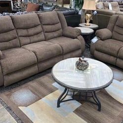 🚚Ask 👉Sectional, Sofa, Couch, Loveseat, Living Room Set, Ottoman, Recliner, Chair, Sleeper. 

✔️In Stock 👉Tulen Mocha Reclining Living Room Set