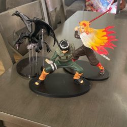 Demon slayer Yu GiOh Naruto Figures 