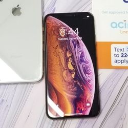 Apple IPhone XS Max 64gb  Unlocked, FREE Smartwach/ Headphones. Pay $1 Today Rest in payments. NO CREDIT NEEDED FINANCING