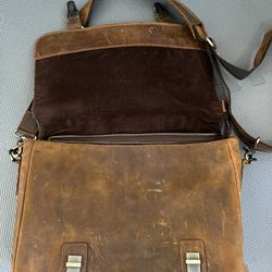 Leather Messenger Bag