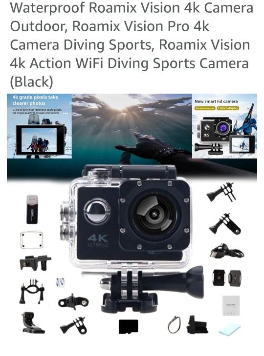 4k Waterproof Action Camera