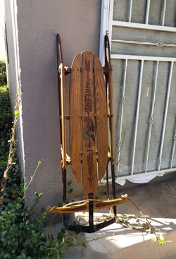vintage antique sled