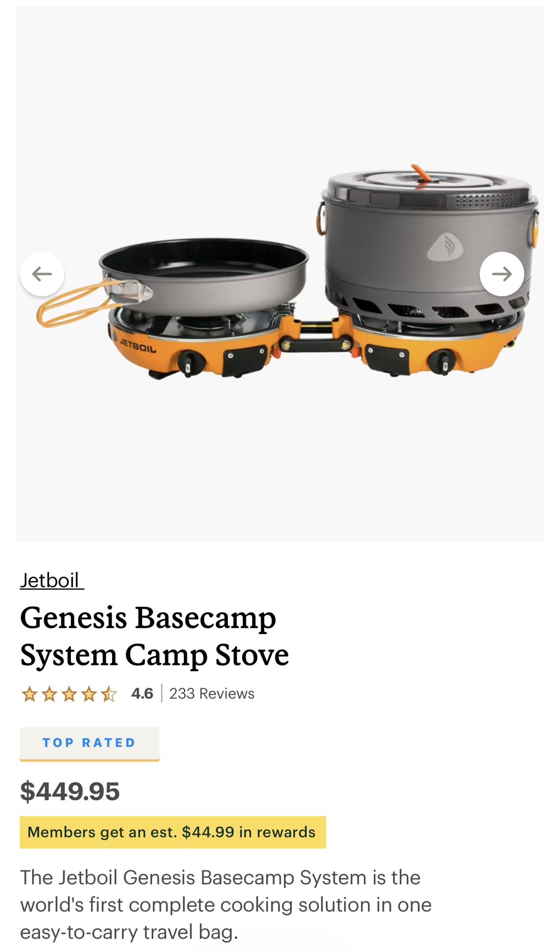 Genesis Basecamp System Camp Stove