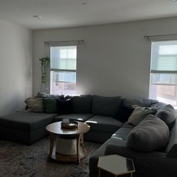 Living Spaces Gray Couch