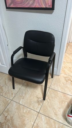 2 leather office chairs